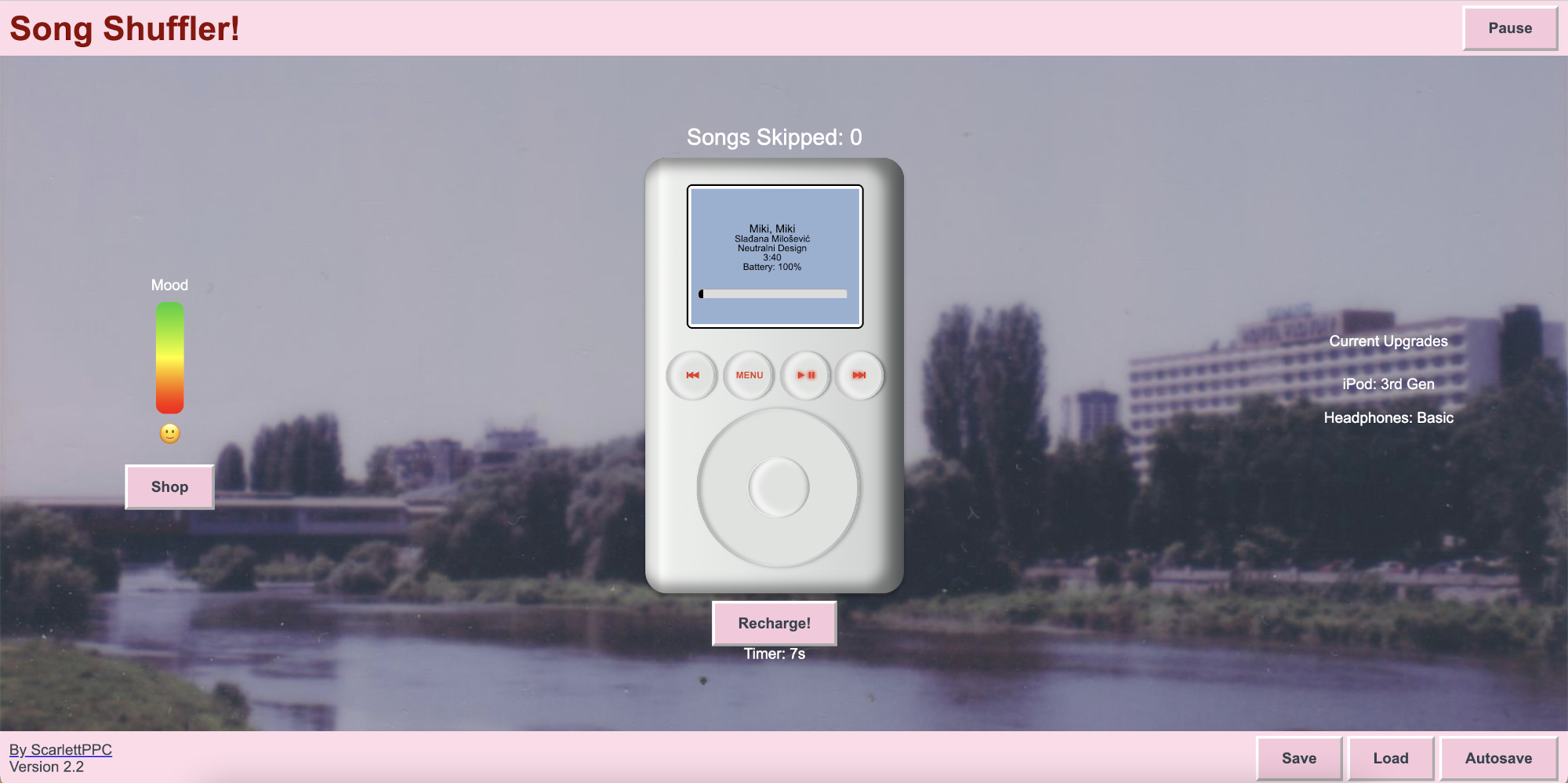 Screenshot of the game
